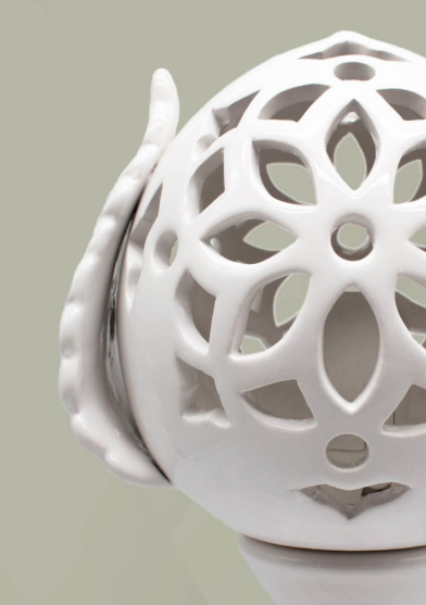 Lampada Pumo Traforato – Ceramica Artigianale Pugliese