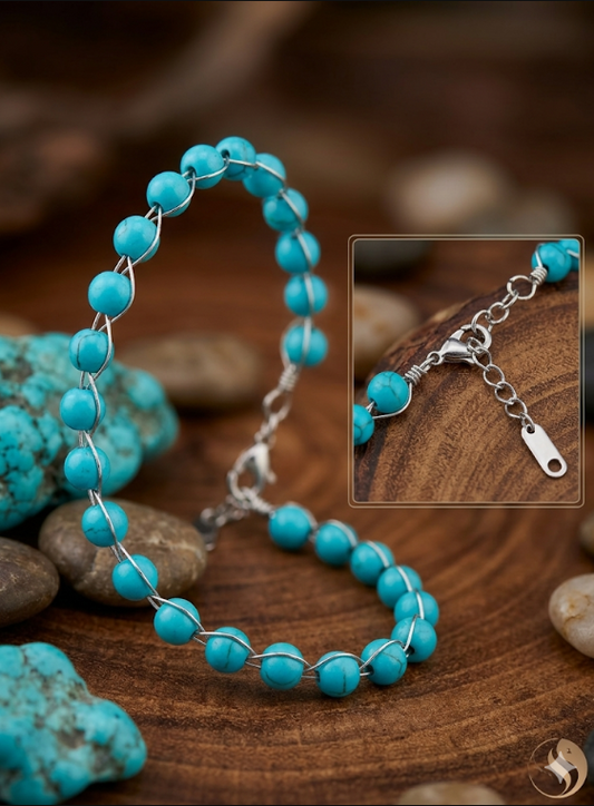 Bracciale Turchese Intrecci