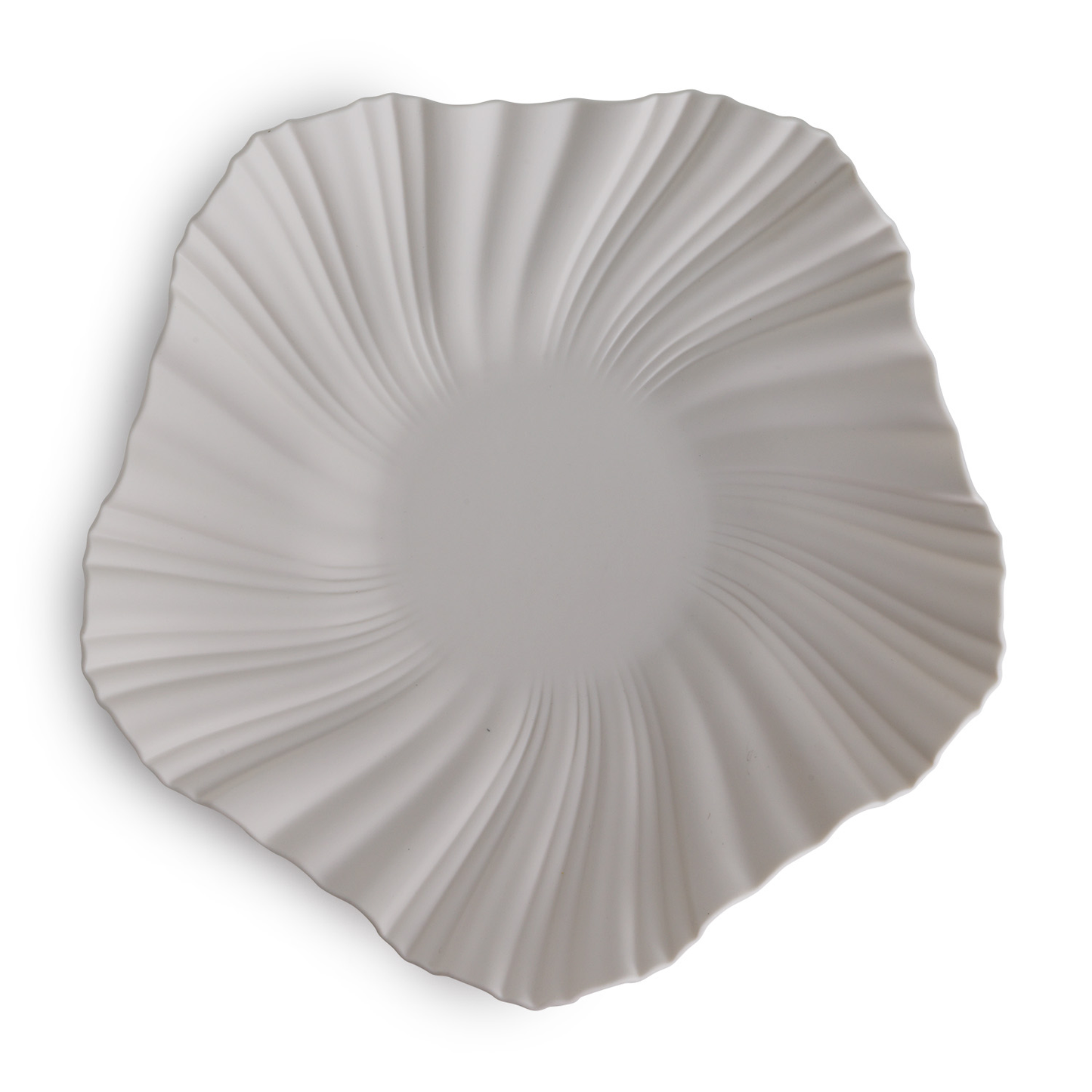 Centrotavola Foglia Bianco