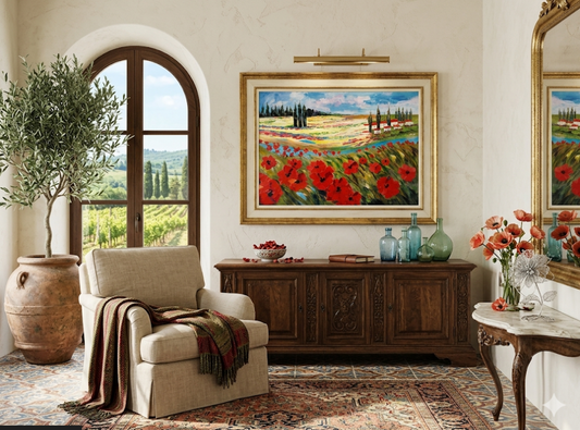 Quadro Papaveri Rossi