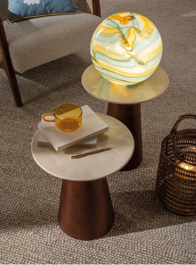 Lampada Sfera – Turchese/Oro L’OcaNera