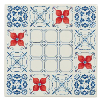Maiolica — Sottopentola in Ceramica 16x16 cm