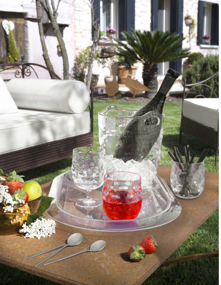 Bubble — Set 4 Bicchieri Tumbler 400 ml Ø8,2xh10 cm